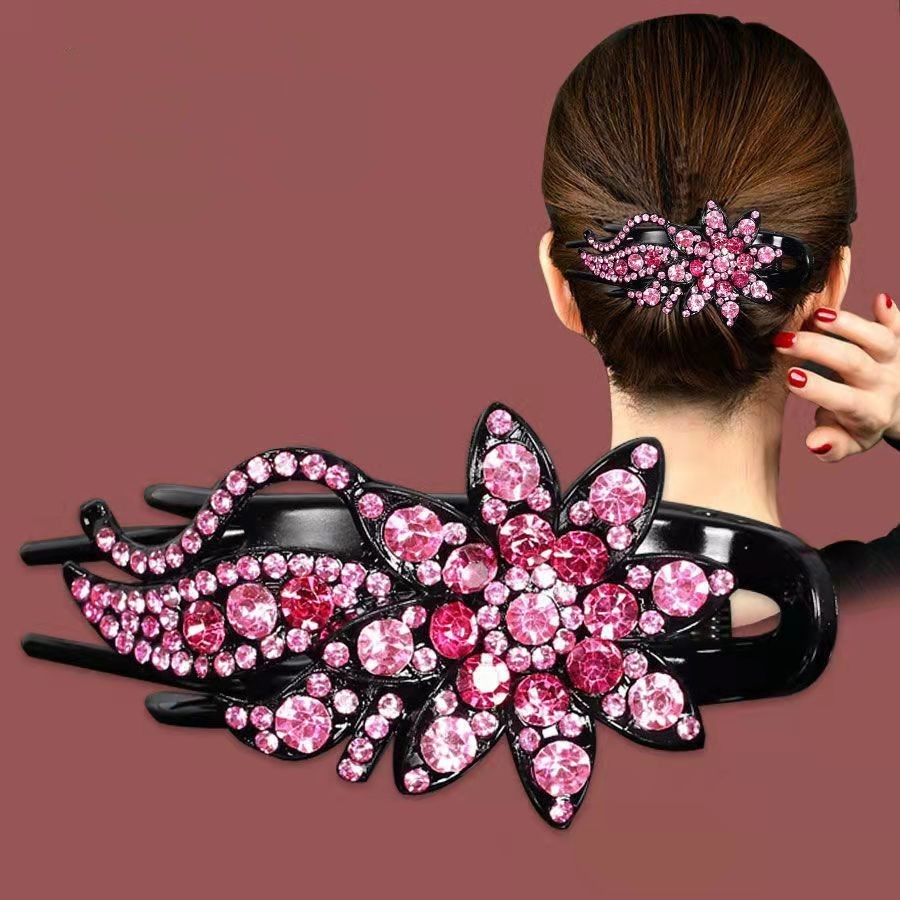 Elegant Three Tooth Clip Curly Hair