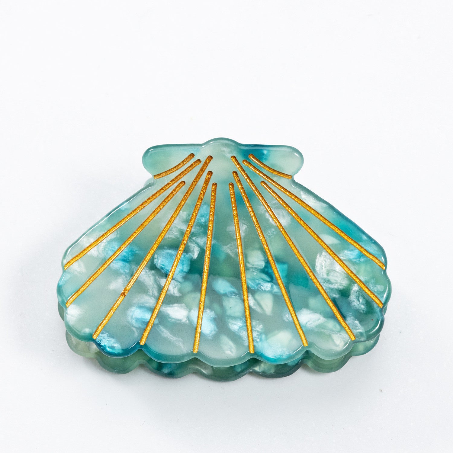 Small Shell Grip Hair Headdress Barrettes