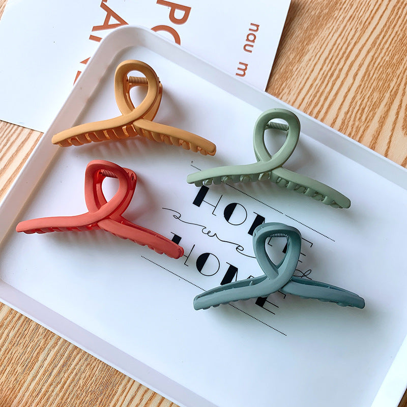 Women's Fashion Temperament Pure Color Barrettes