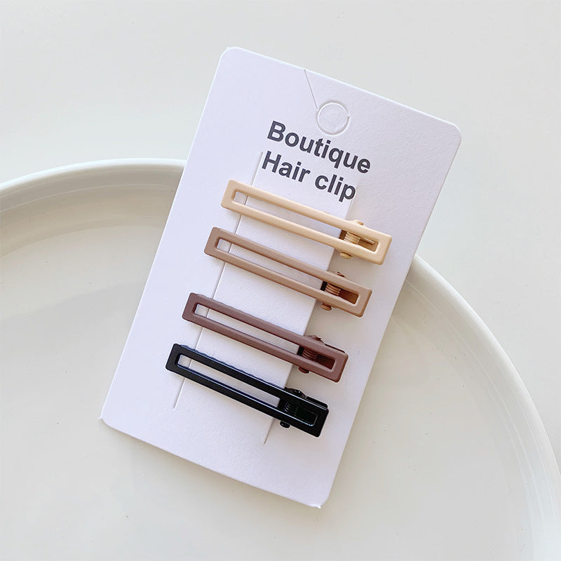 Milk Tea Hair Clip Coffee Color Bb