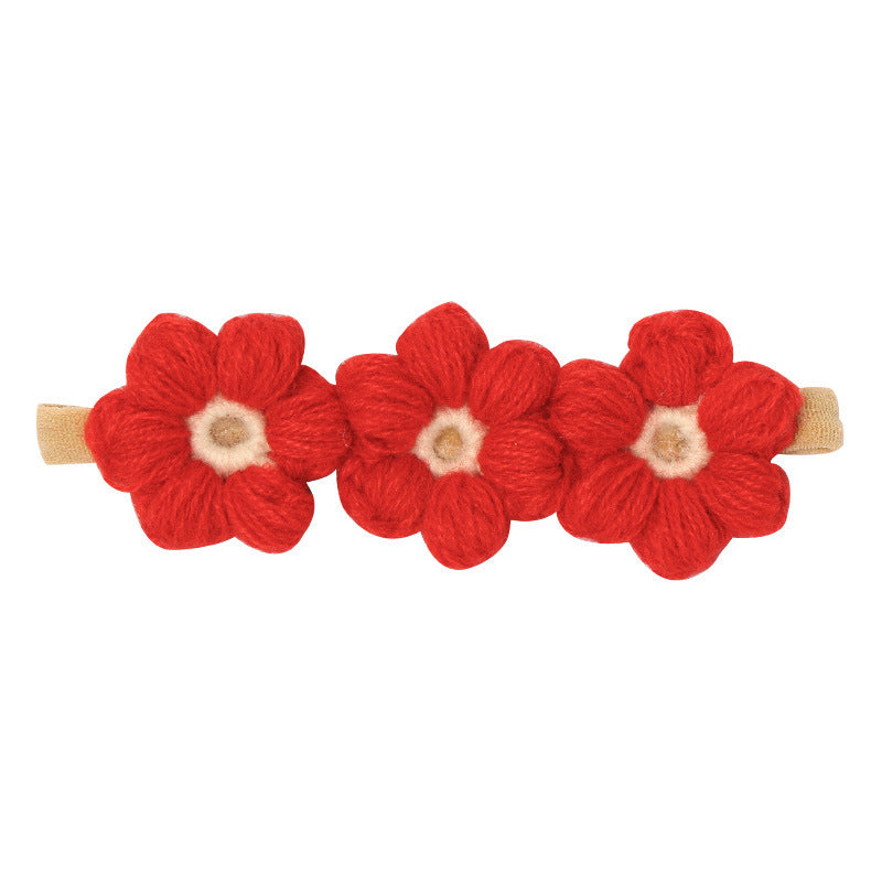 Children's Handmade Wool Knitted Hair Clip