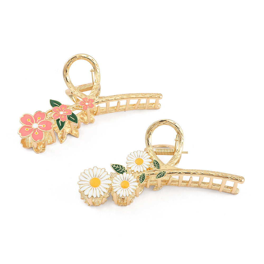 Women's Fashion Pearl Flower Hair Clip