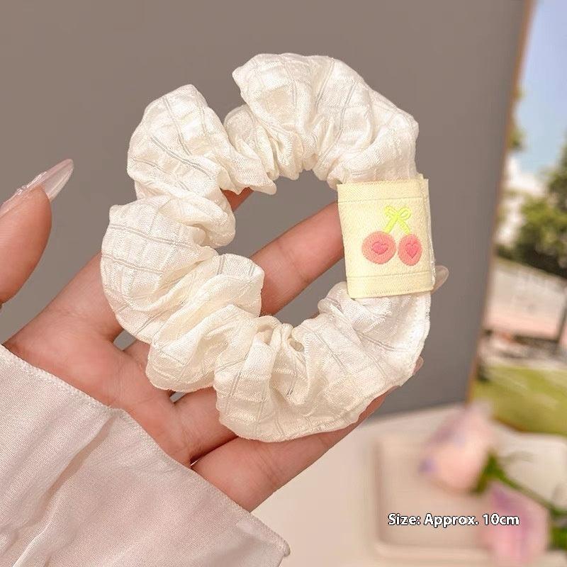 Summer Super Fairy Sweet Lace Large Intestine Hair Ring