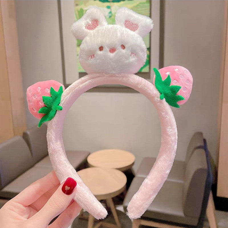 Cartoon Plush Hair Clip Headdress Girl