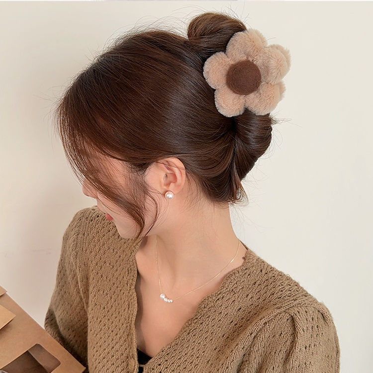 Best Plush Barrettes Women's High Sense