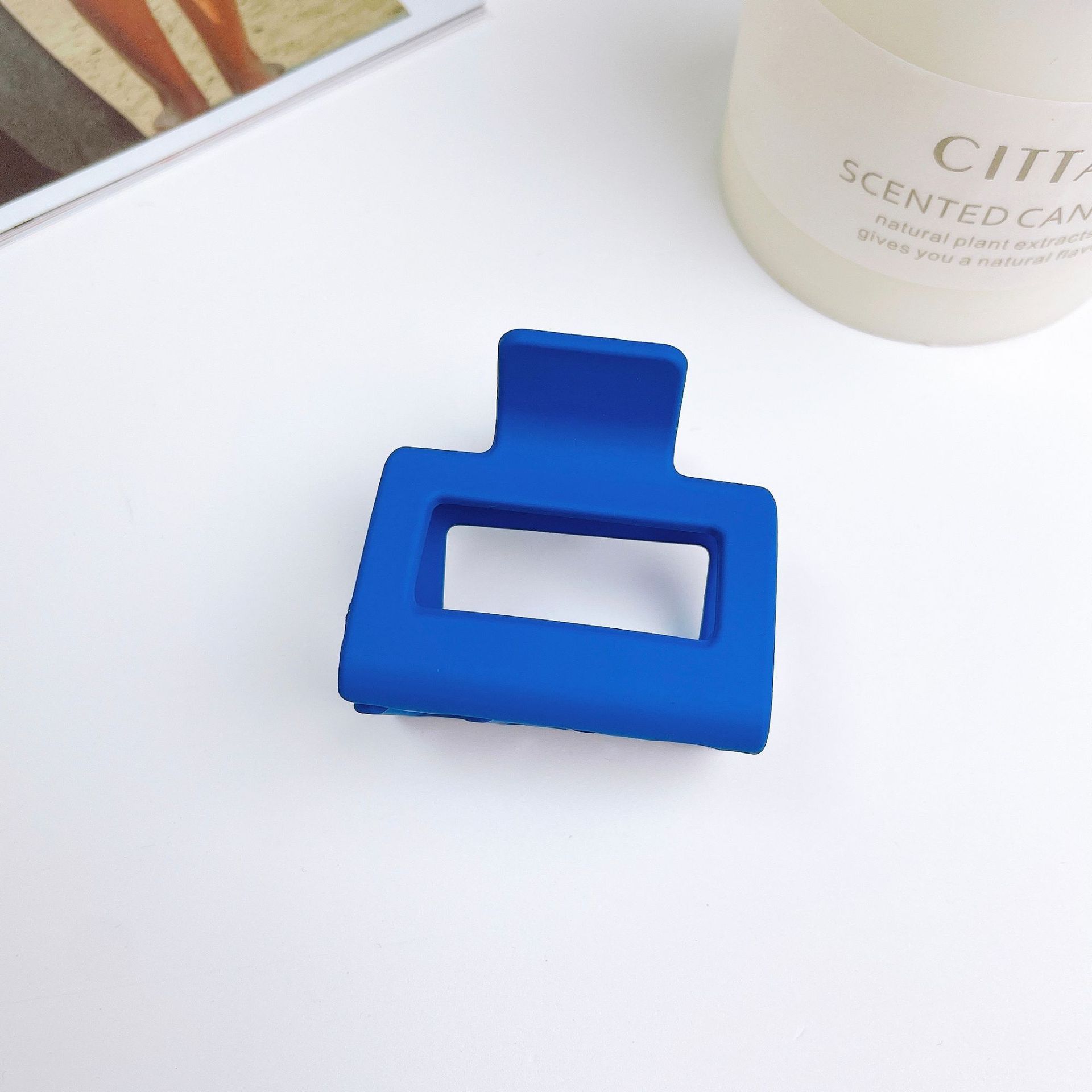 Hair Accessories Girl Hair Clip Frosted Style 5cm Square
