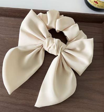 Bow Hair Rope Women's High Ponytail Large Intestine Hair Ring