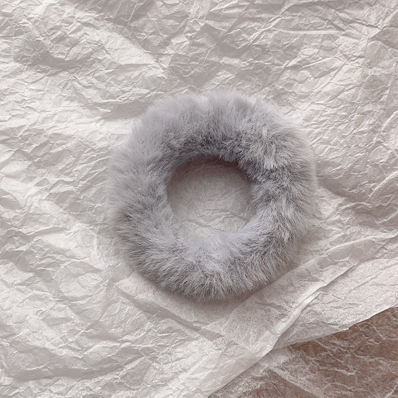 Cute Plush Intestine Hair Ring  Scrunchies  Girls' Hair Accessories