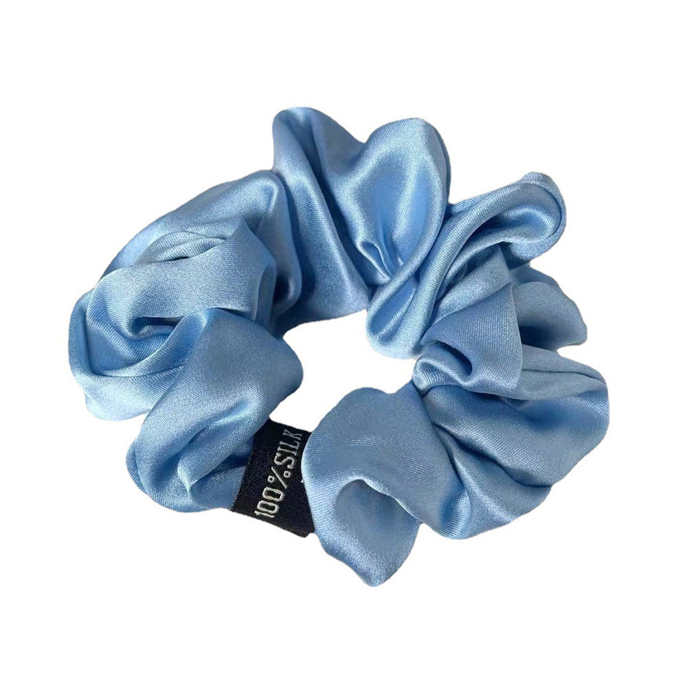 Silk Pure Silk Large Silk Hair Tie Large Scrunchies Hair Ring Headwear