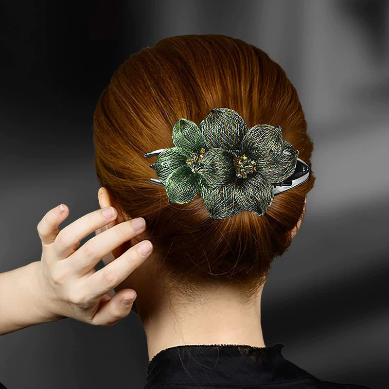 Best Women's Fashionable Simple Faux Copper Wire Hair Clip
