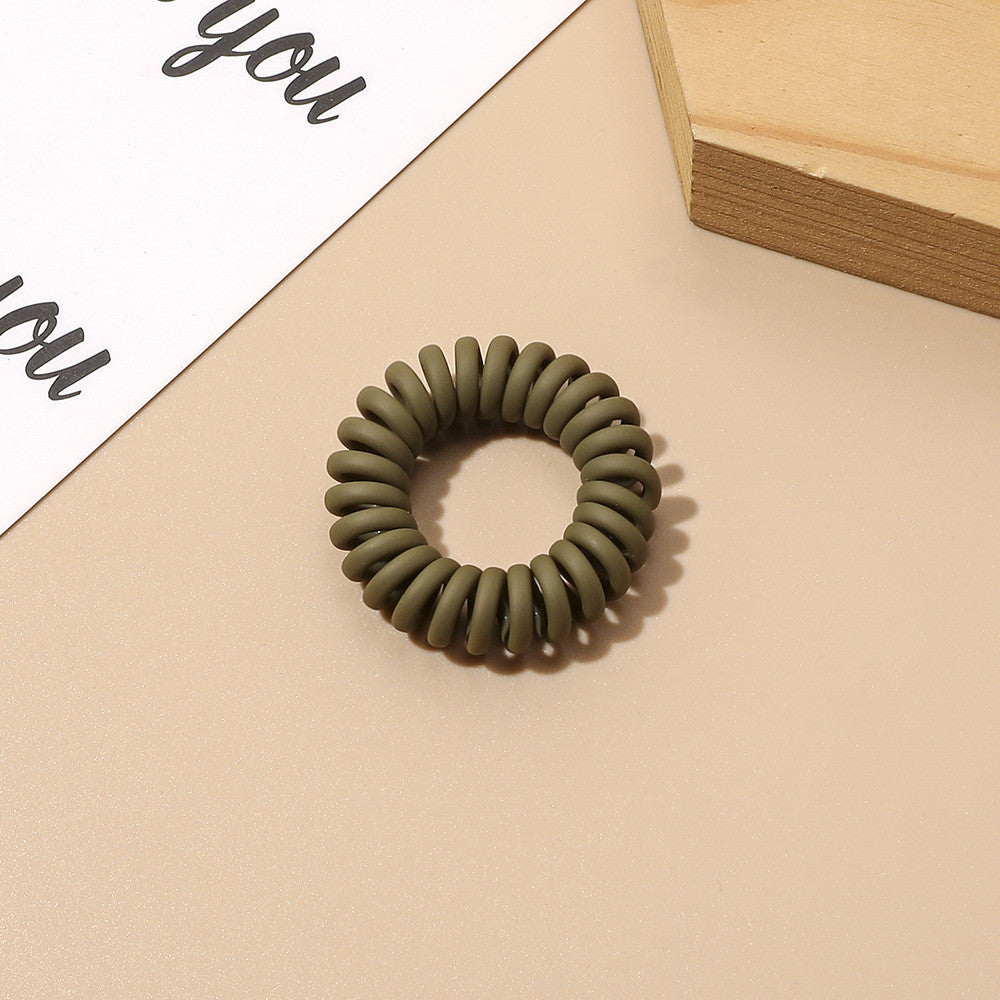 Cute Girl Hair-binding Highly Elastic Hair Rope Simple All-match Small Size Phone Line Hair Ring