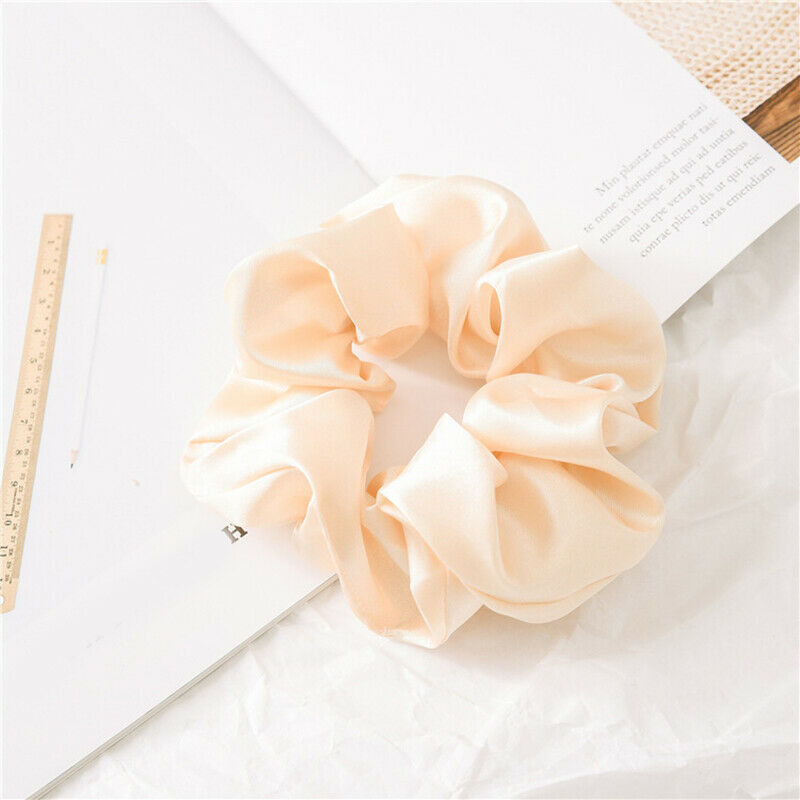 Small Scrunchies Intestine Ring Band Solid Color Hair Rope Simple