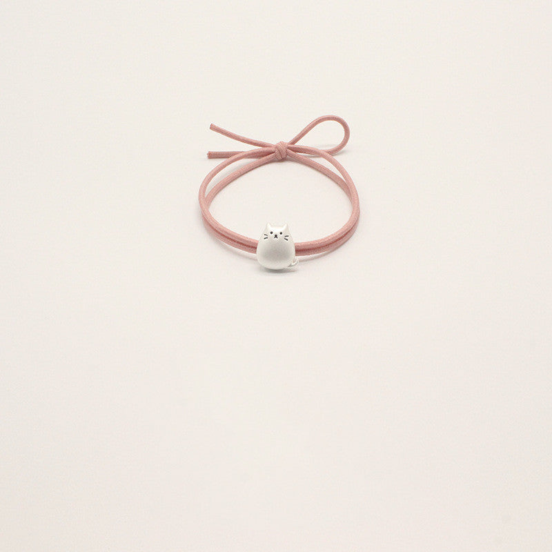Women's Fashion Simple Cat-shaped Hair Ring