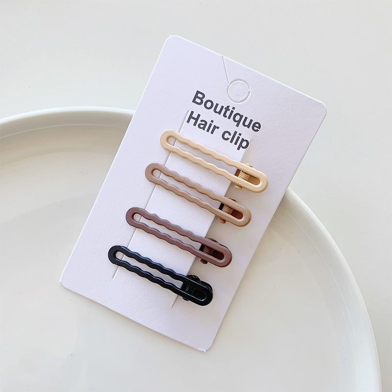 Milk Tea Hair Clip Coffee Color Bb