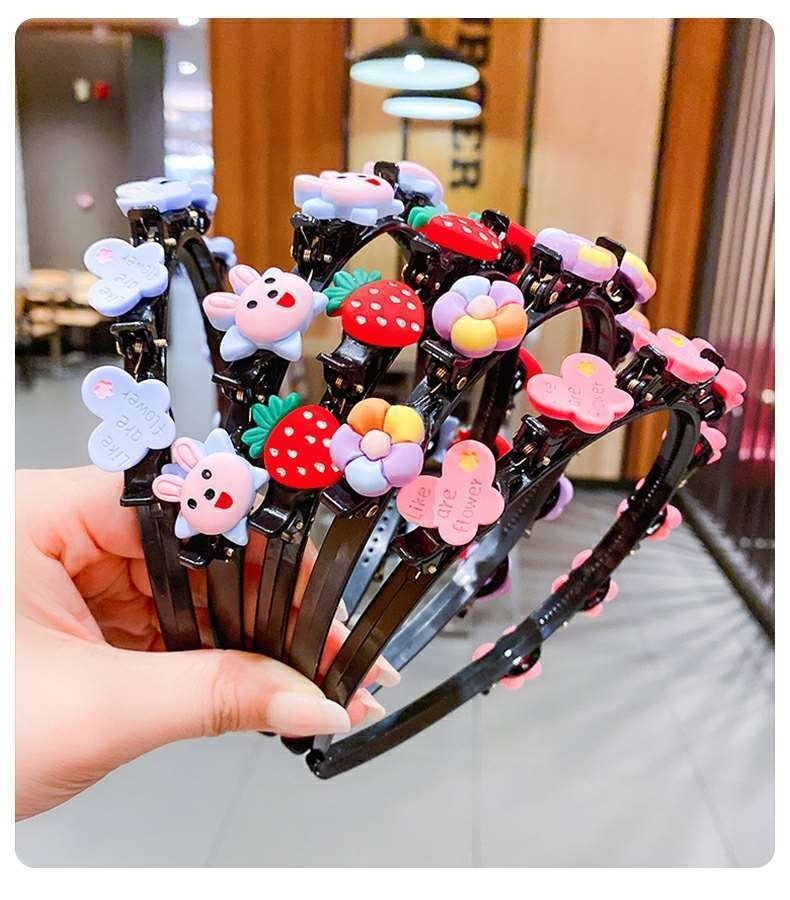 Girls' Clip Hair Accessories Crushed Hair Headband