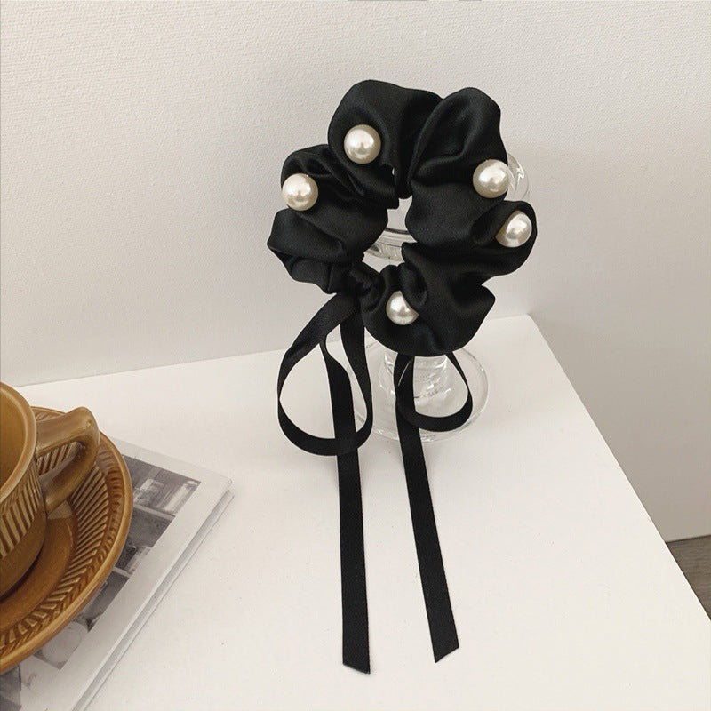 Ribbon Tie Head Rope Bow Knot Headdress Temperament Hair Ring Hair Accessories