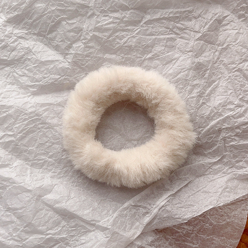 Cute Plush Intestine Hair Ring  Scrunchies  Girls' Hair Accessories