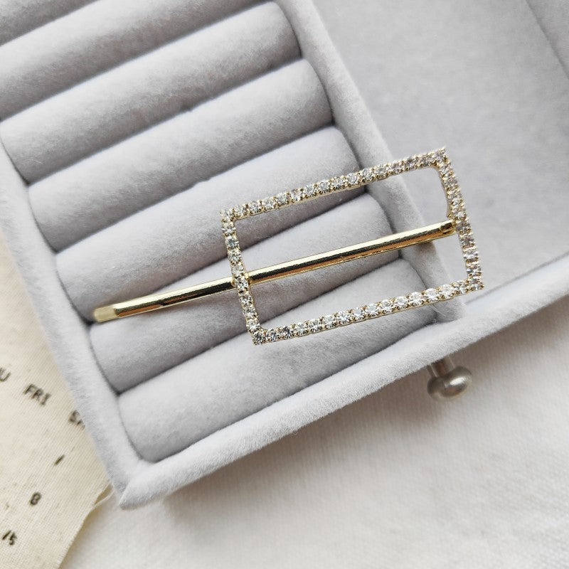 Rhinestone Butterfly Barrettes Temperament Fringe Bobby Pin