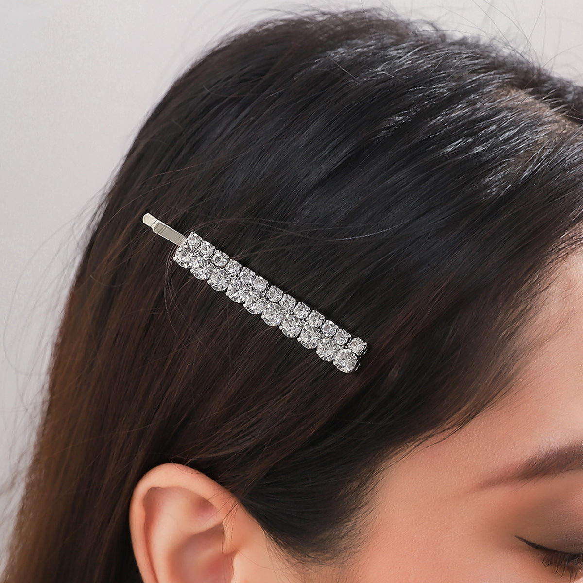 Fashion Word Clip Female Crystal Hair Accessories