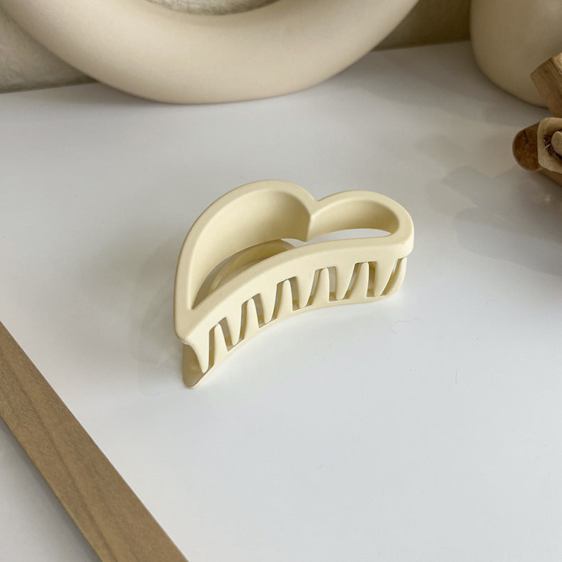 Brown-colored Back Of The Head Large Plate Hair Clip