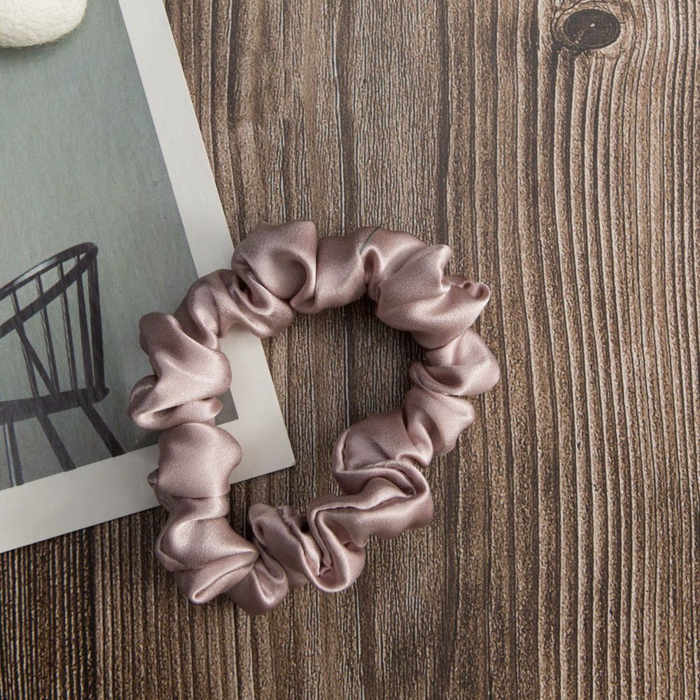 Silk Rubber Band Elastic Hair Accessories Bundle Colon Ring