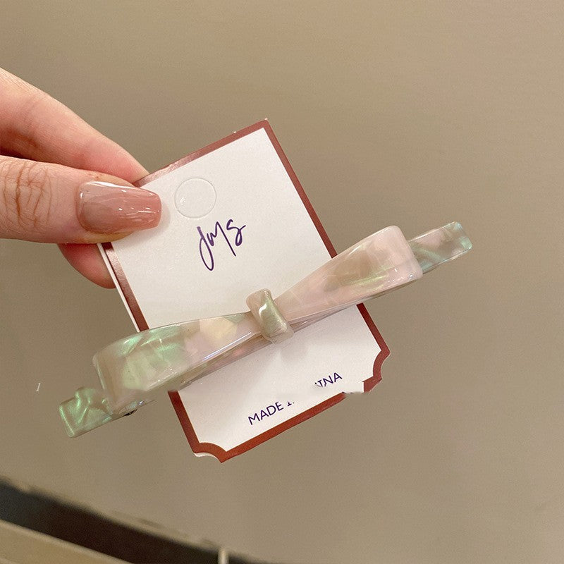 Best Vertical Bow Simple Hair Clip Women