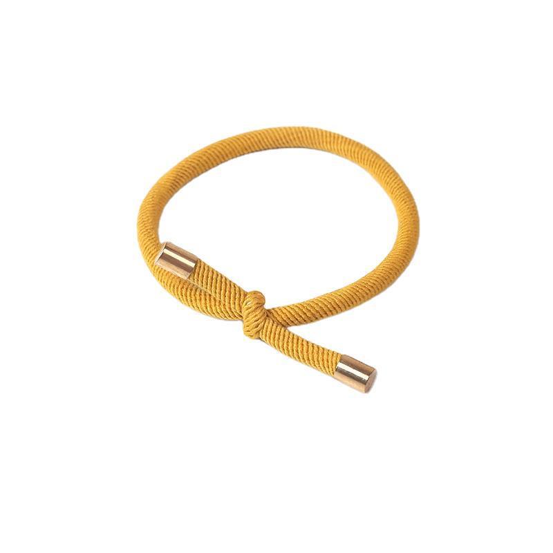 Spiral Pattern Hair Rope Bold Knotted Hair Ring Simple