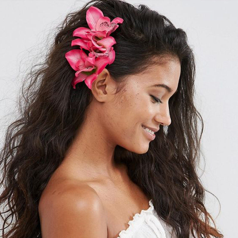Best Flowers Barrettes Fashion Bohemian Bang Side Clip