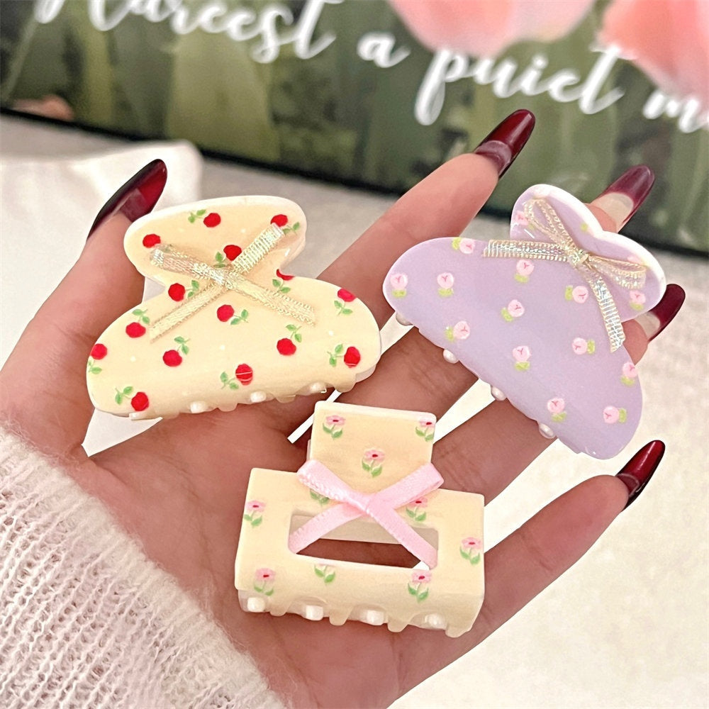 Cute Sweet Bow High Sense Hair Clip Hairpin
