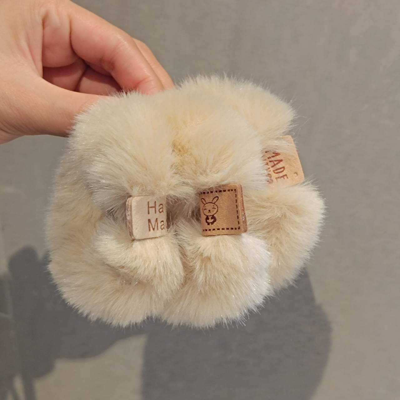 Autumn And Winter Soft Glutinous Plush Hair Ring High Quality Thick Patch Ladies