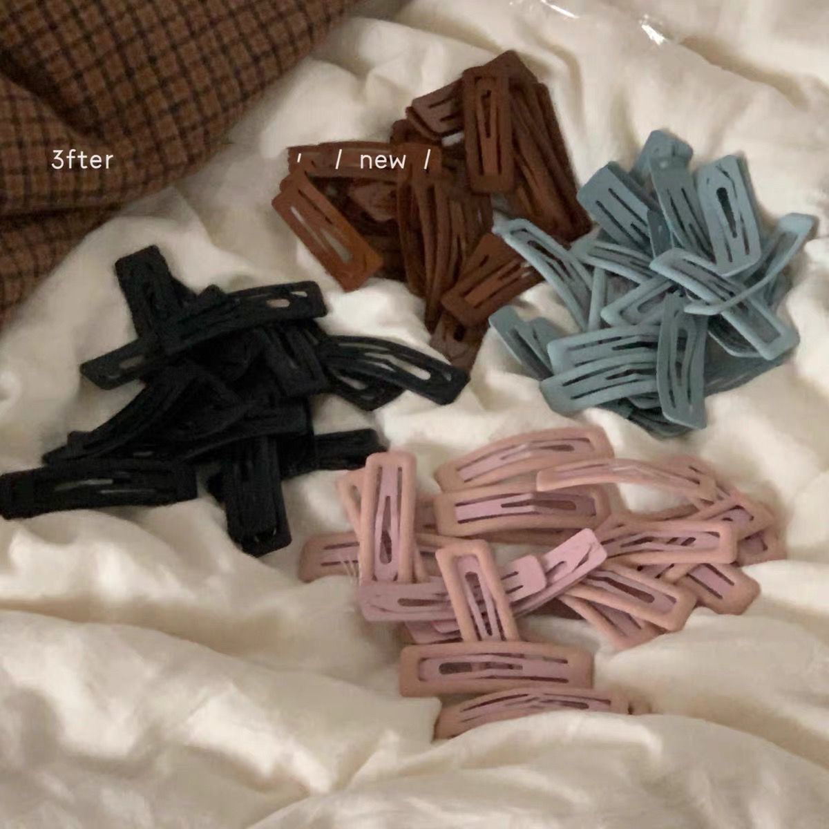 Frosted Hair Clip Female Back Head Broken Hair Side Fringe Clip
