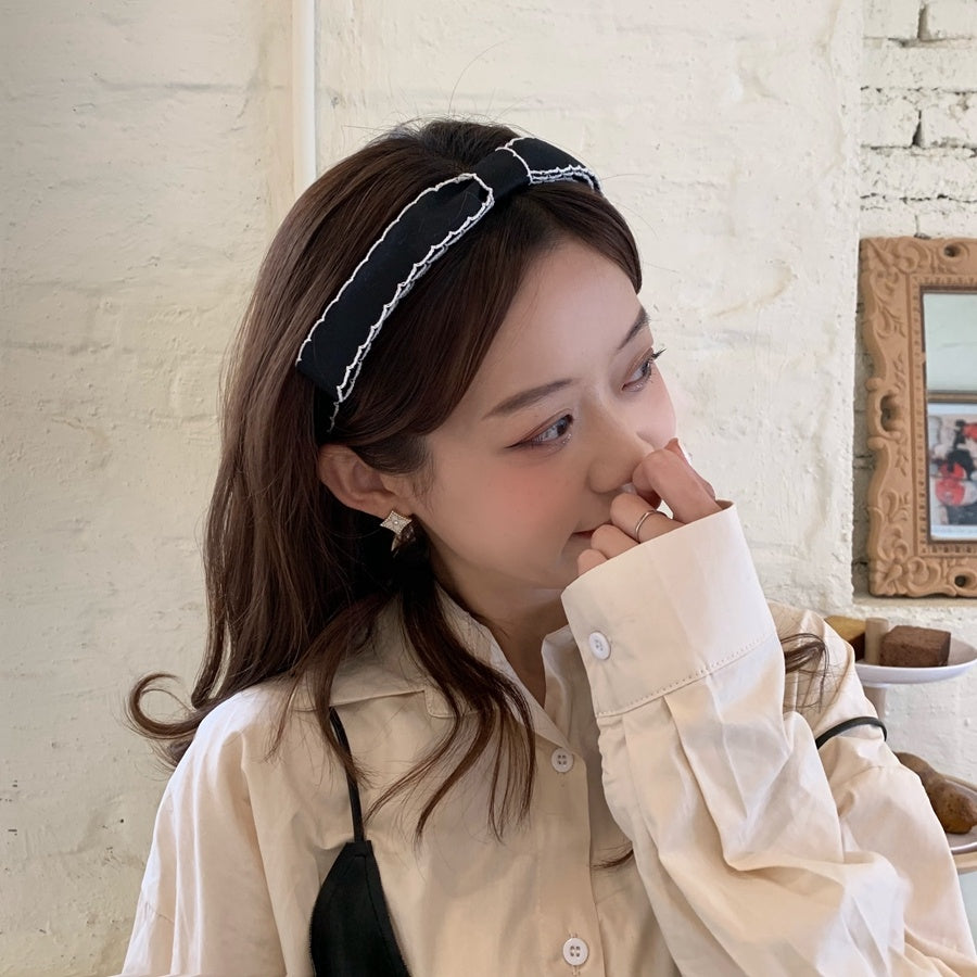 Fashion Women's Wavy Side Bow Hair Clip