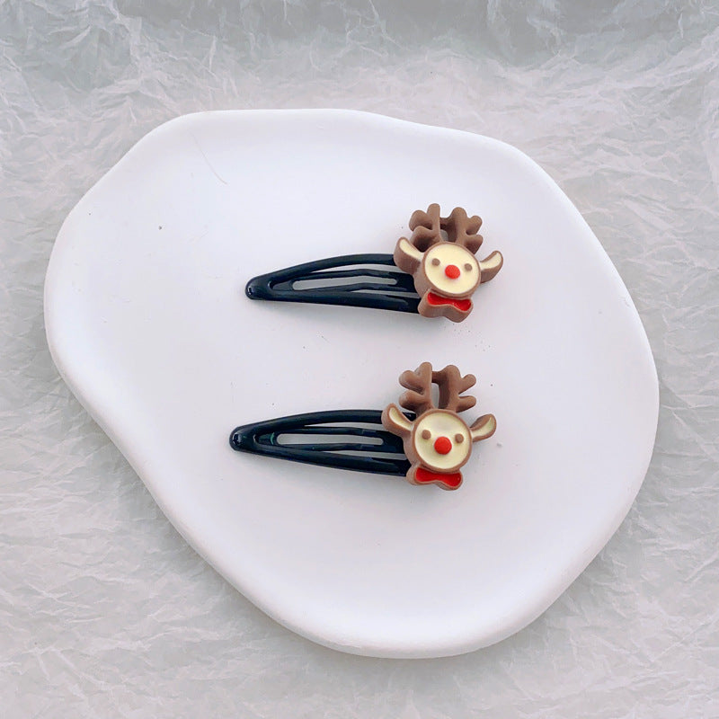 Children's Fashion Simple Christmas Hair Clip