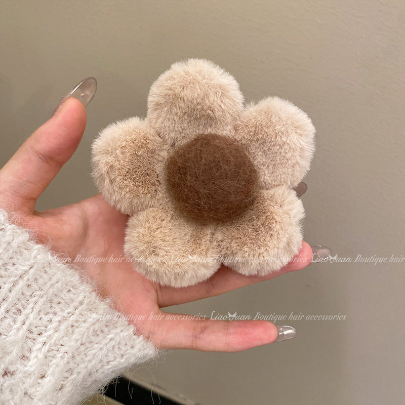 Best Plush Barrettes Women's High Sense