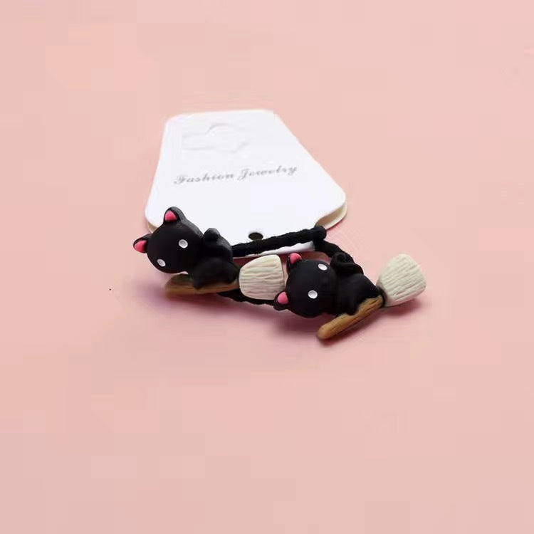 Cute Halloween Pumpkin Ghost Children's Hair Ring