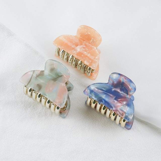Women's Fashion Personalized Acrylic Printing Barrettes