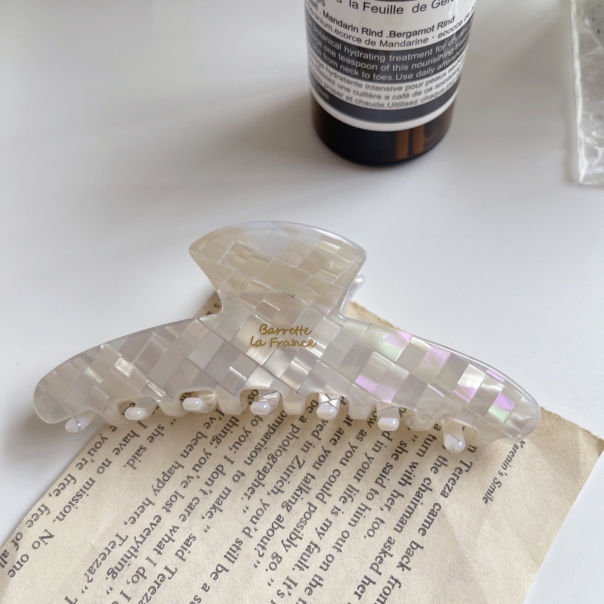 Women's Fashion Simple Cellulose Acetate Sheet Barrettes