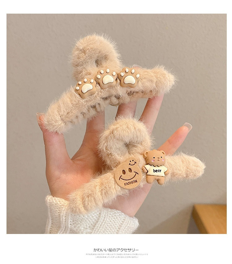 Plush Catch Shark Clip Hair Clip Headdress