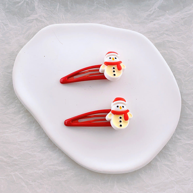 Children's Fashion Simple Christmas Hair Clip
