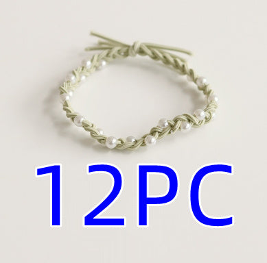 Hair Ring Handmade Pearl Bowknot Headband