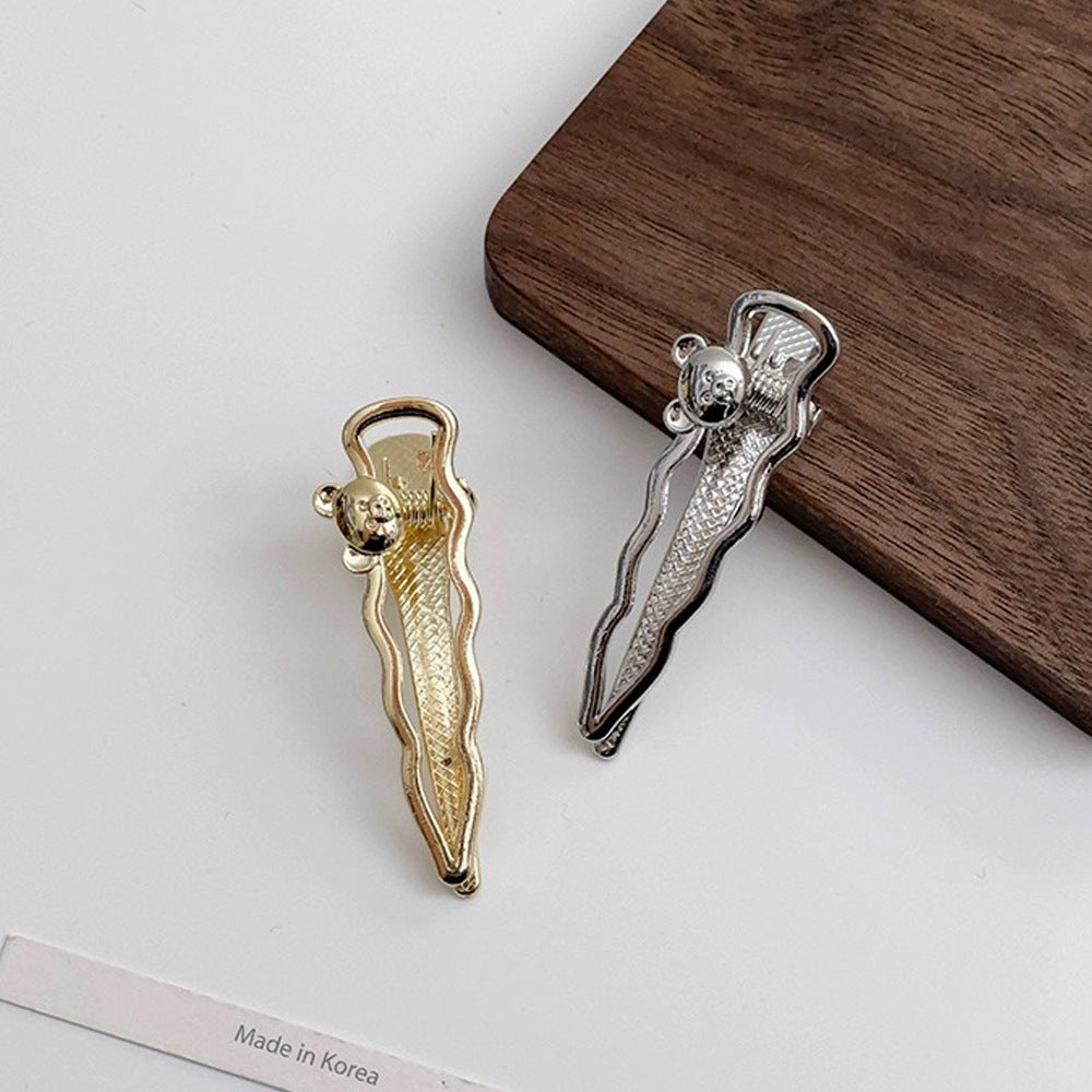 Metal Cold Barrettes Korean Style Piggy Side Clip Alloy Five-pointed Star