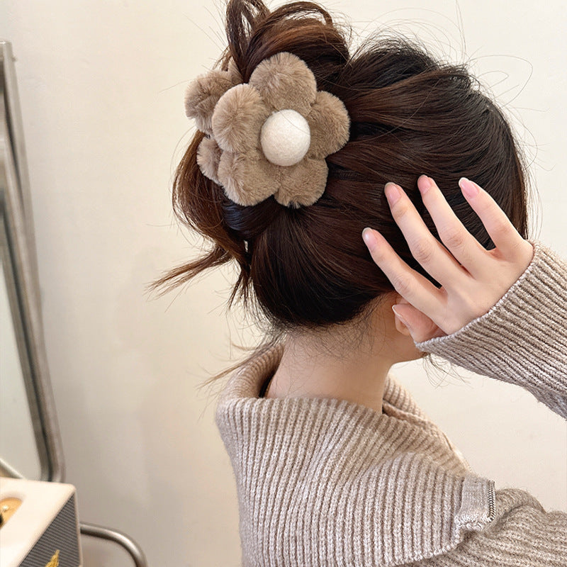 Best Plush Barrettes Women's High Sense