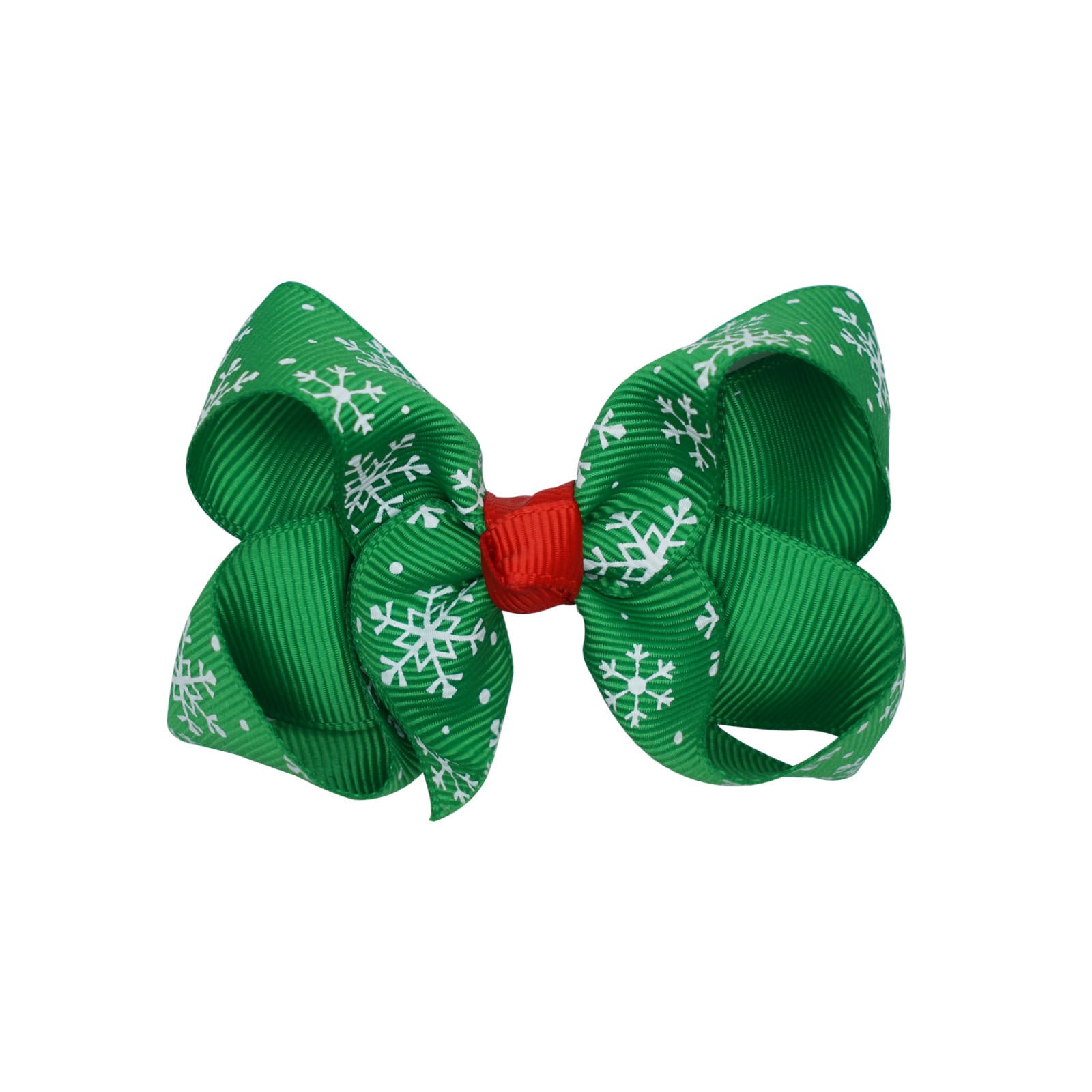 Santa Claus Printed Bow Barrettes European And American