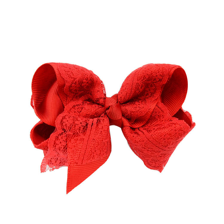 Ribbed Bubble Flower Children's Hair Clip Bow