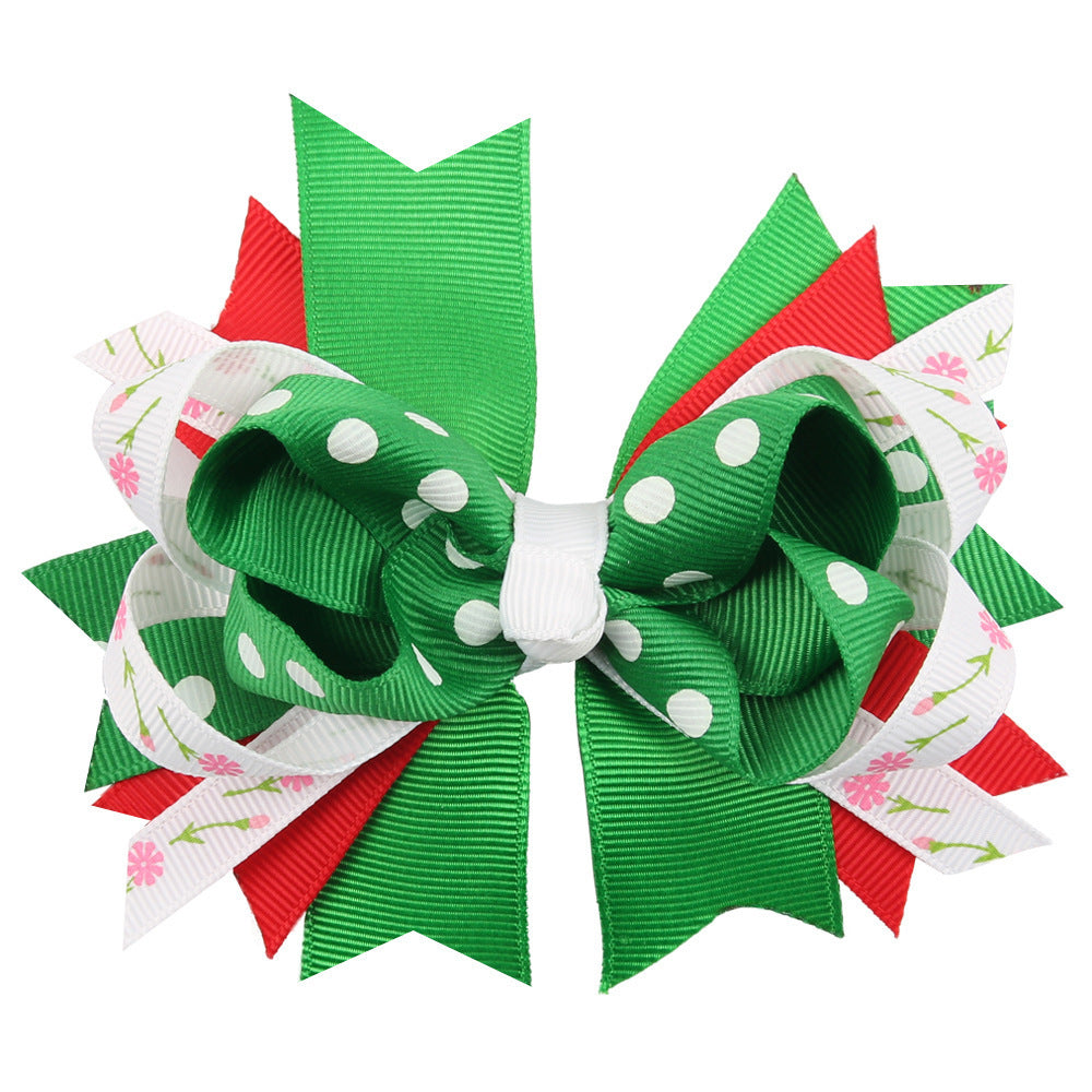 Fashion Simple Children's Colorful Bow Hair Clip