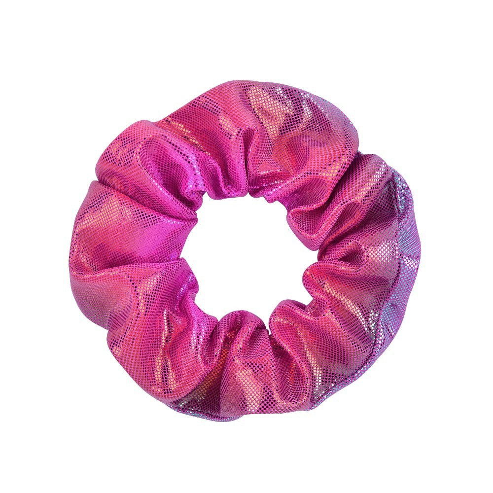 16 Color Laser Cloth Hair Ring Bronzing Two-tone Gradient Pork Intestine Circle Head Flower