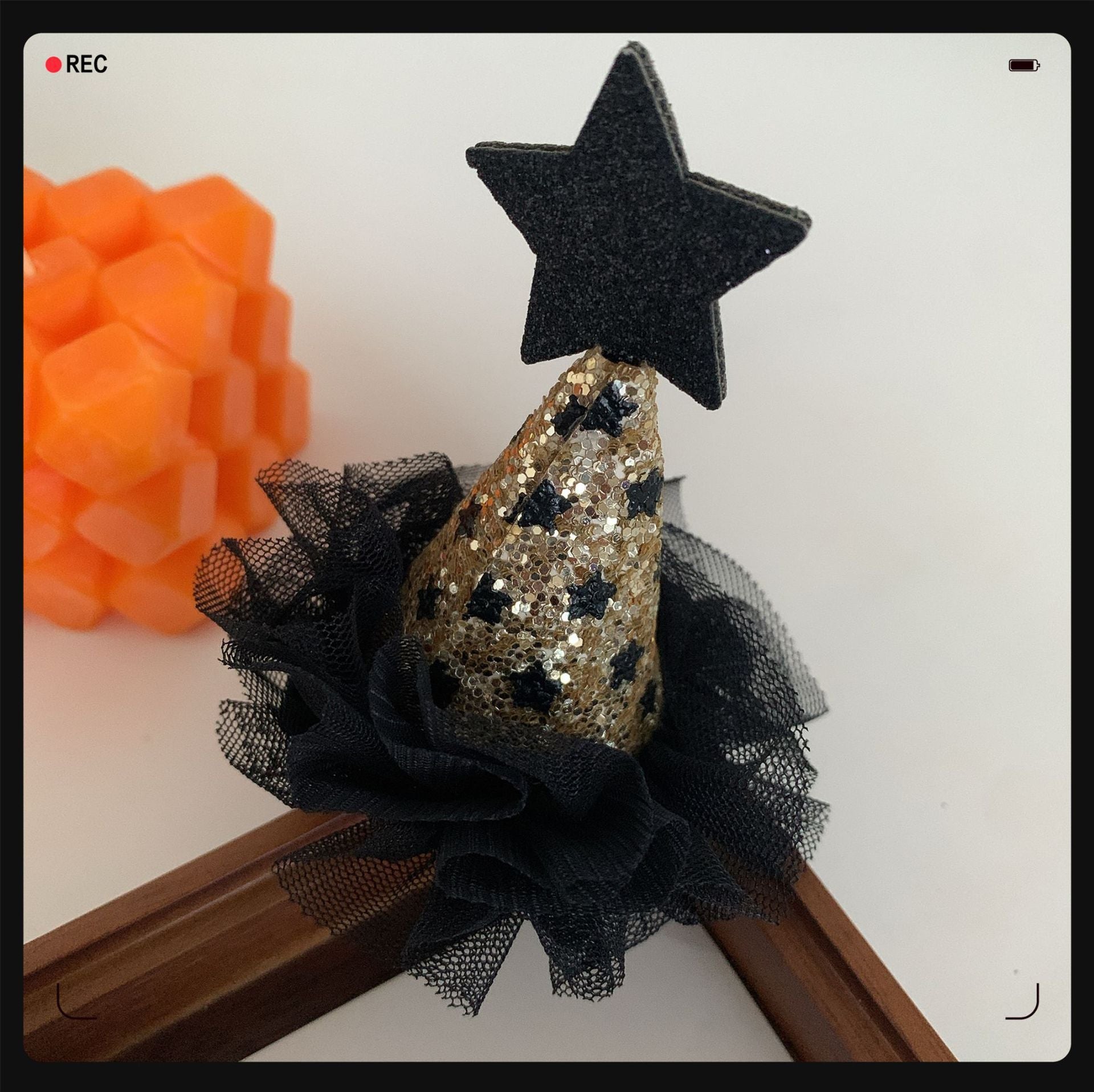 Children's Pumpkin Skull Barrettes Halloween Bat Barrettes