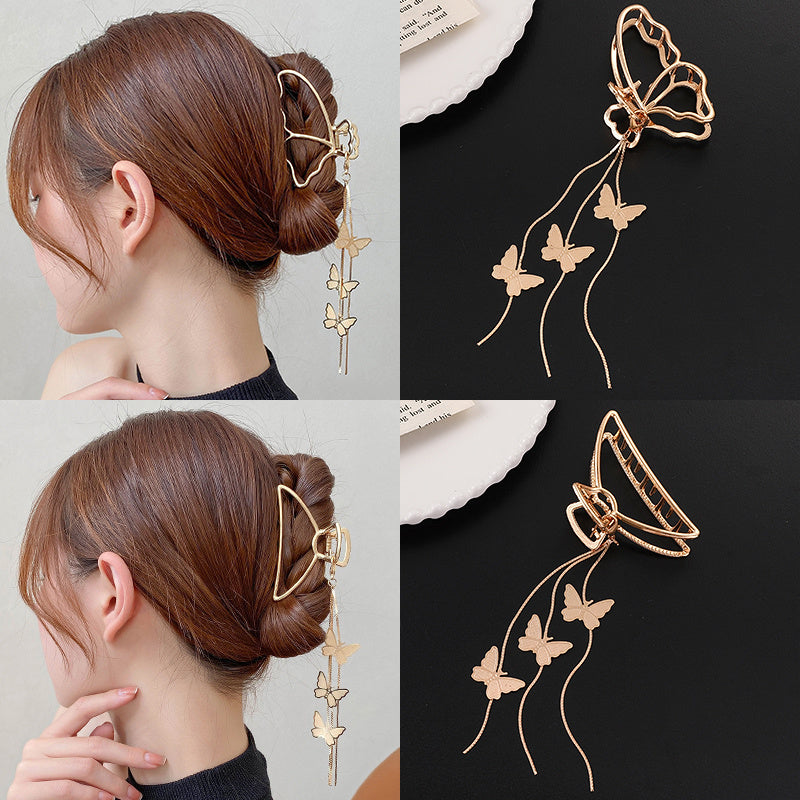 Shark Clip Hair Headdress At The Back Of The Hair Clip