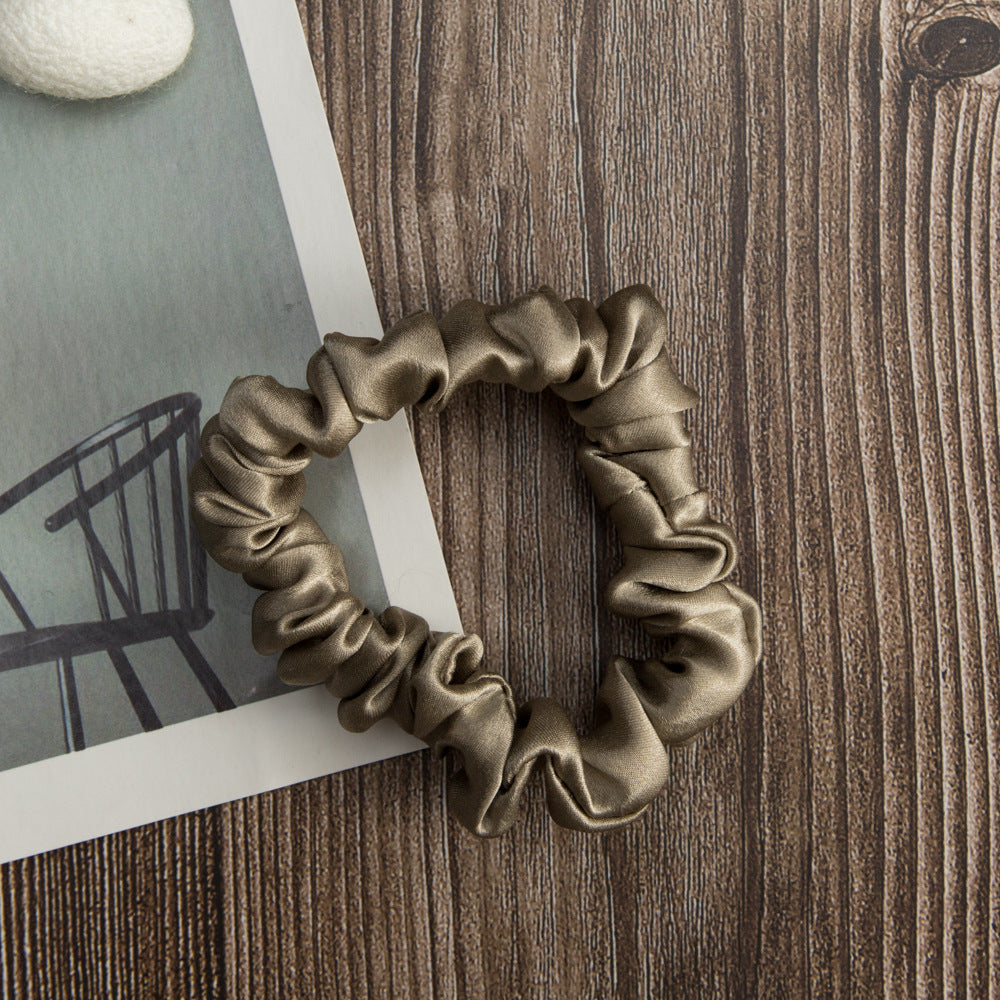 Silk Rubber Band Elastic Hair Accessories Bundle Colon Ring