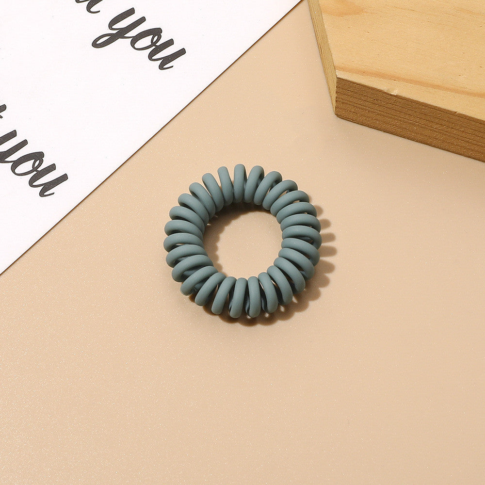 Cute Girl Hair-binding Highly Elastic Hair Rope Simple All-match Small Size Phone Line Hair Ring